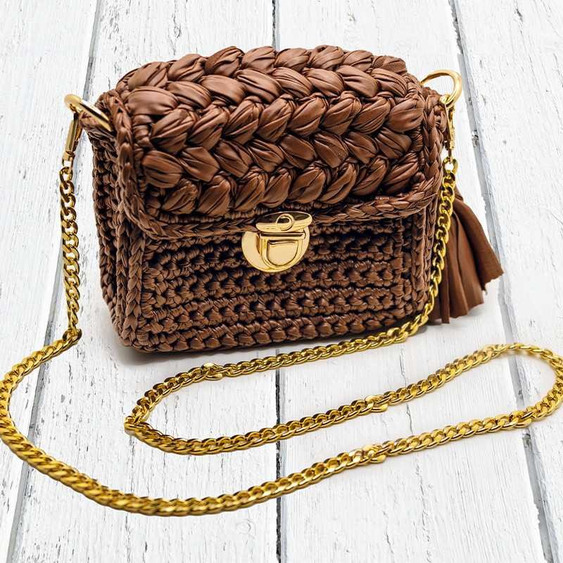 Filato eco bag per borse effetto pelle - Lane Mondial