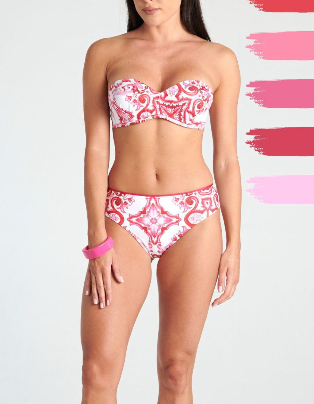 Bikini fascia maioliche - in coppa C -  Marika Mare