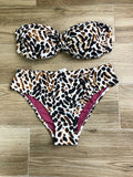 Bikini fascia caramella maculato - Accadueo