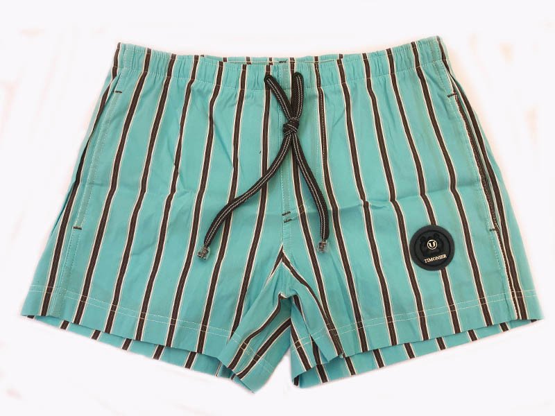 Costume uomo pantaloncino corto- righe ampie - TIMONIER
