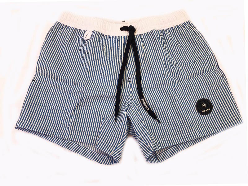 Costume uomo pantaloncino righe chiare TIMONIER