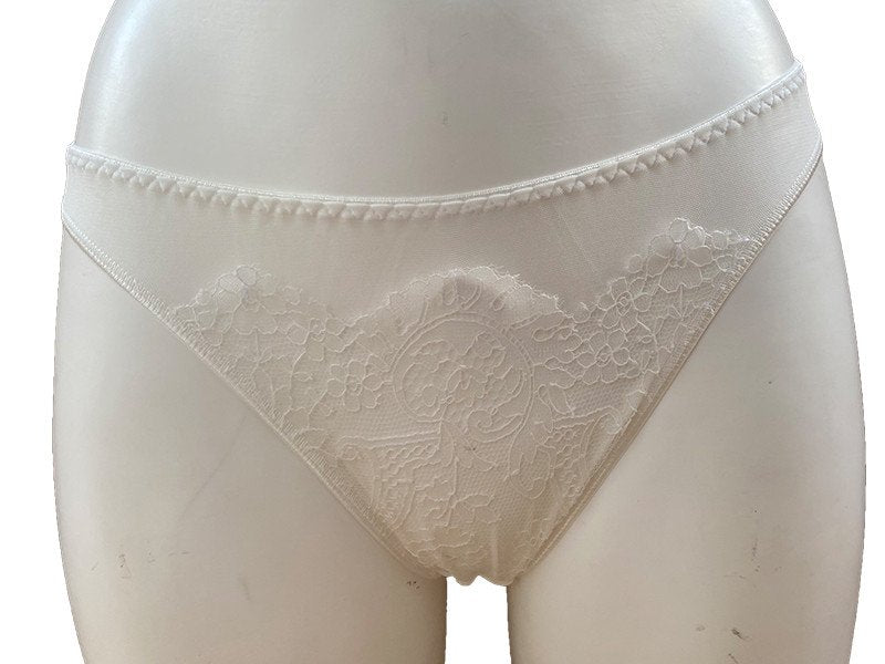 Slip sposa in tulle e pizzo dentelle de calasi - NEFER