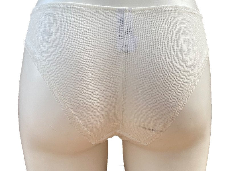 Slip in tulle pois e ricami fianco stretto - PROMISE - Z3489