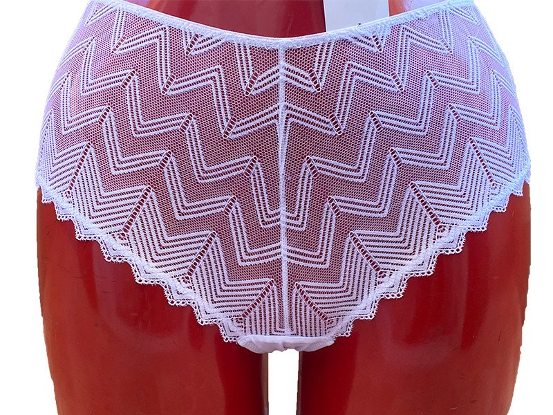 Slip in tulle zig zag - Naturana - 4671