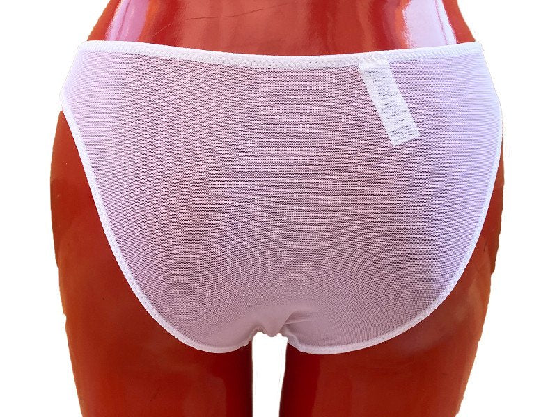 Slip sposa con pizzo macramé su tulle - Evelyn - Tentaction