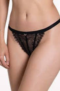 Slip string in pizzo e raso - LISCA - Rose 12309