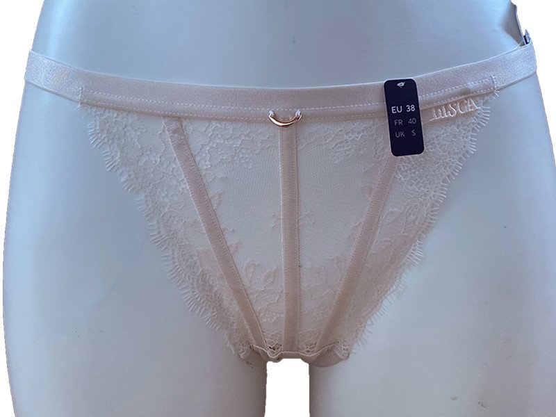 Slip string in pizzo e raso - LISCA - Rose 12309