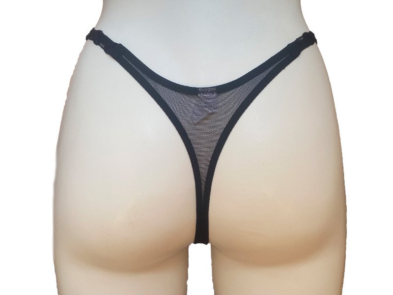 Slip perizoma in tulle con ricami - Io Donna