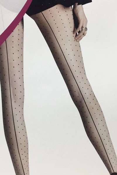 Collant riga dietro & pois - Levante