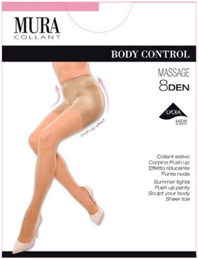Collant 8 den con corpino contenitivo - Body 8 Massage - mura