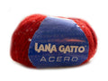 Filato lana con paillettes - Acero - Lana Gatto