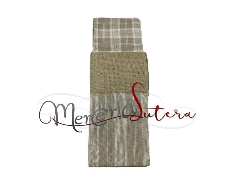 Set Strofinacci Cucina righe - Maè by Via Roma, 60