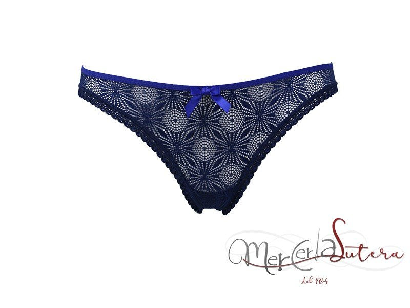 Brasiliano in pizzo blu - Passionata