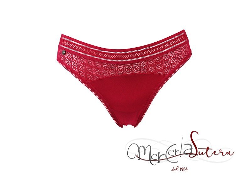 Slip donna inserti in pizzo - LISCA - GEO CHIC 62455