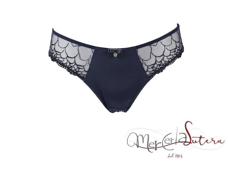 Slip donna con inserti in pizzo