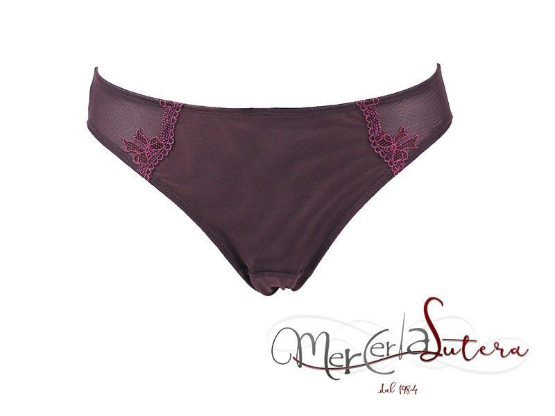 Slip donna in tulle con fiocchi - PROMISE - Z2257