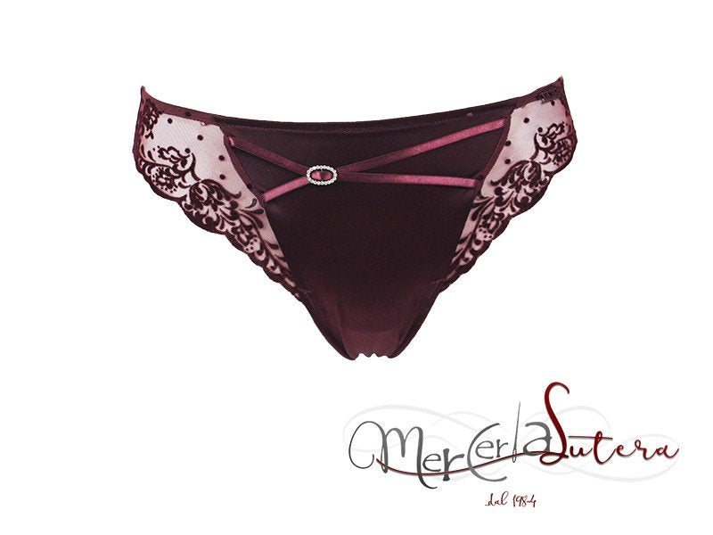 Slip donna inserti in tulle con cinturino - LISCA - Rebecca 22055