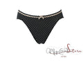 Slip donna in microfibra pois