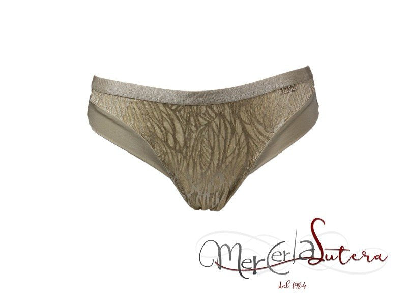 Slip tulle effetto lucido