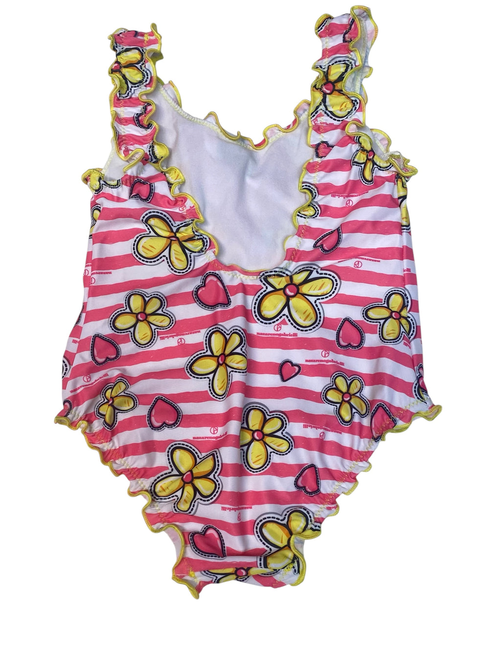Costume intero bambina floreale