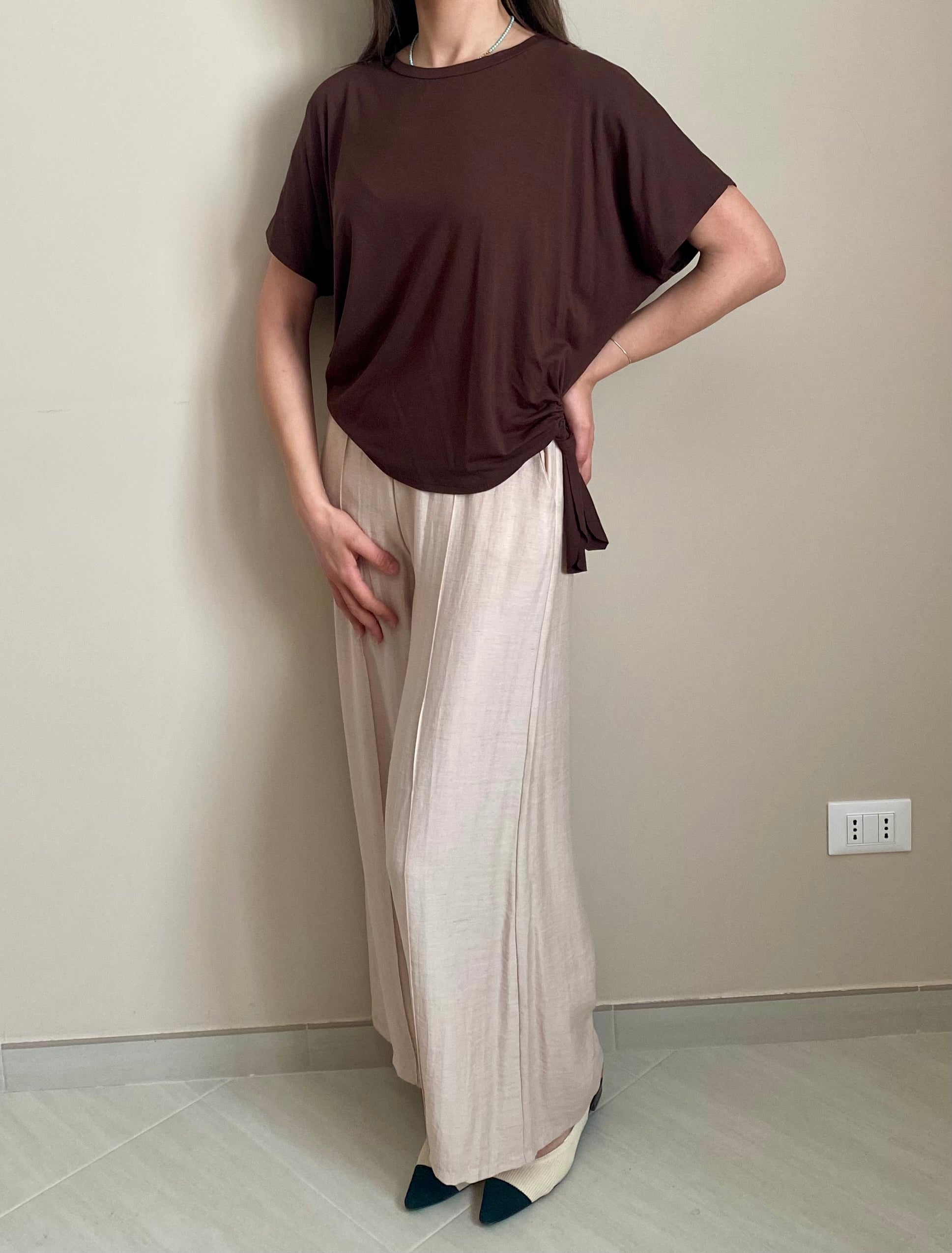 Pantalone misto lino