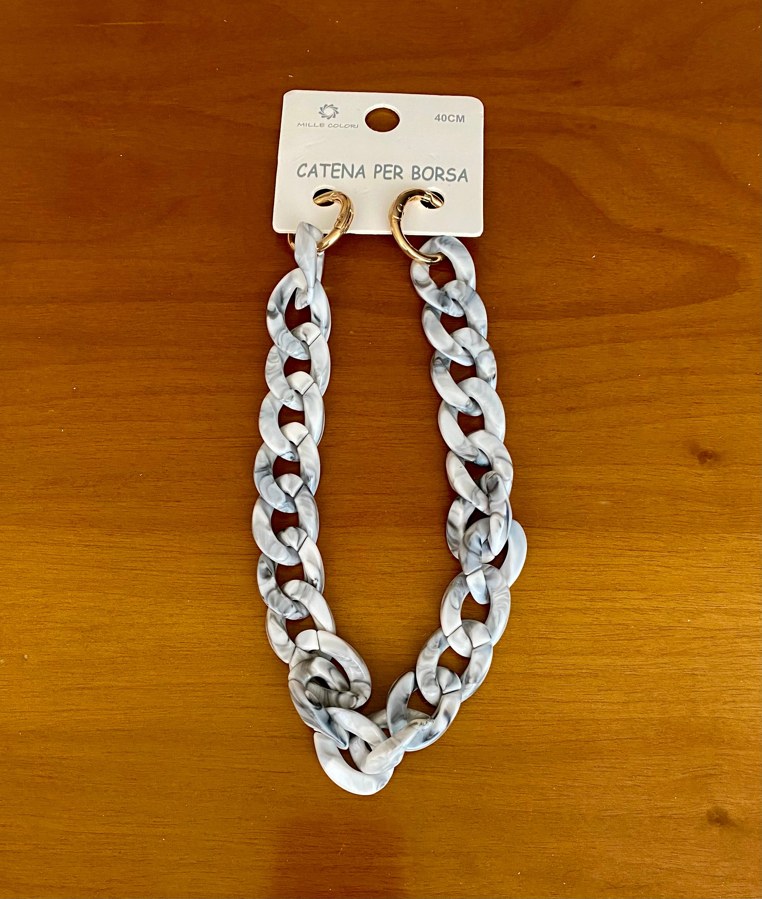 Catena per borsa vari colori 40 cm