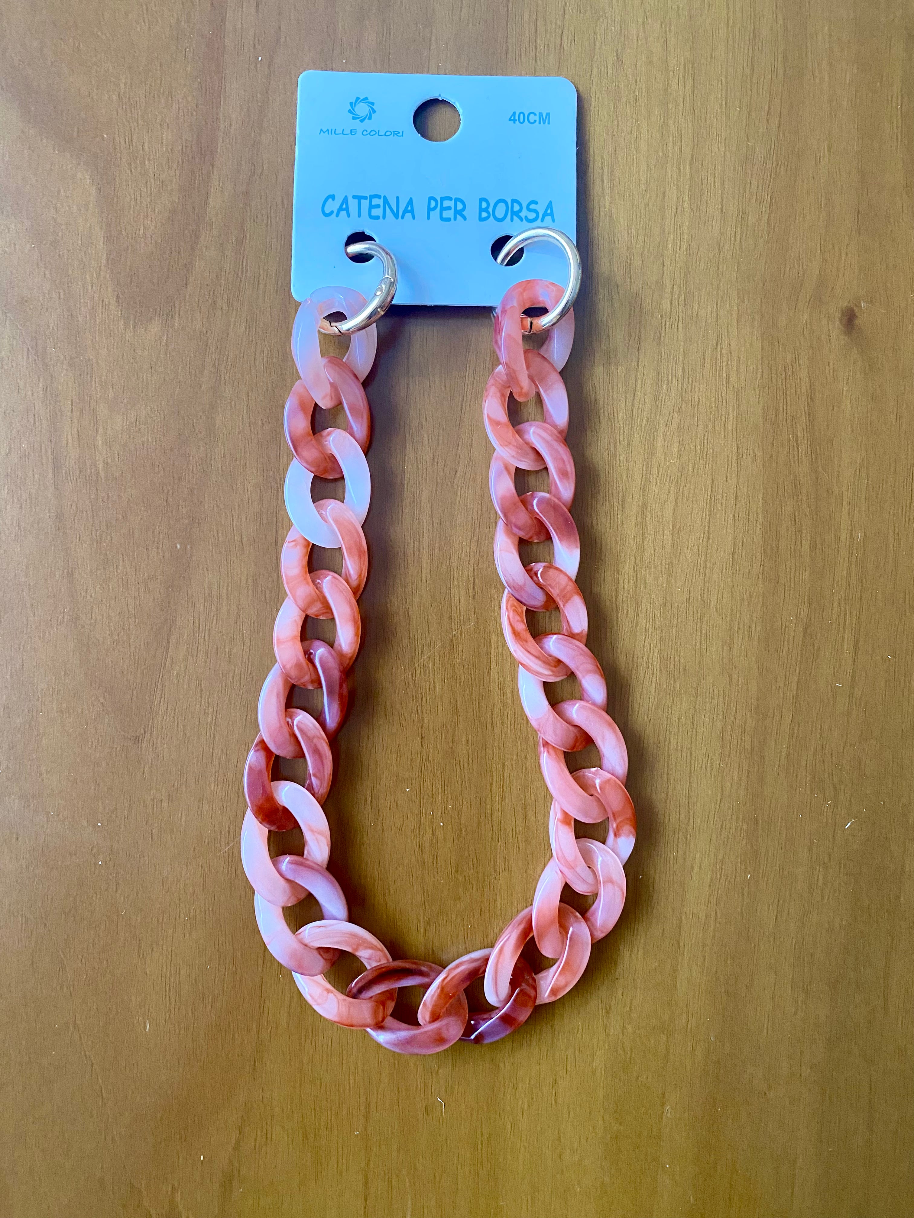 Catena per borsa vari colori 40 cm