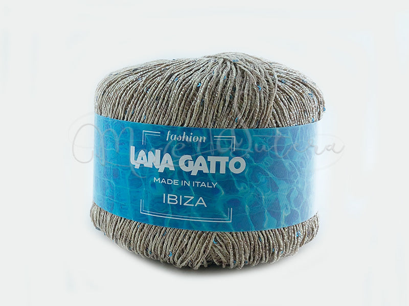 Filato cotone con paillettes - Ibiza - Lana Gatto